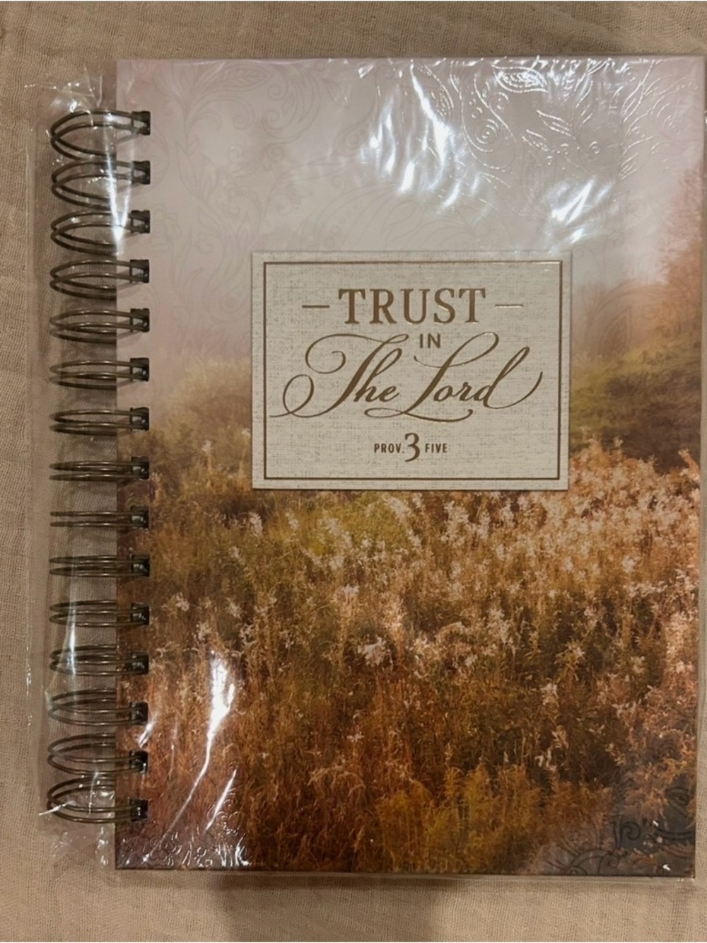 Faithfully yours Journal - Trust in The Lord (Brown/Tan)